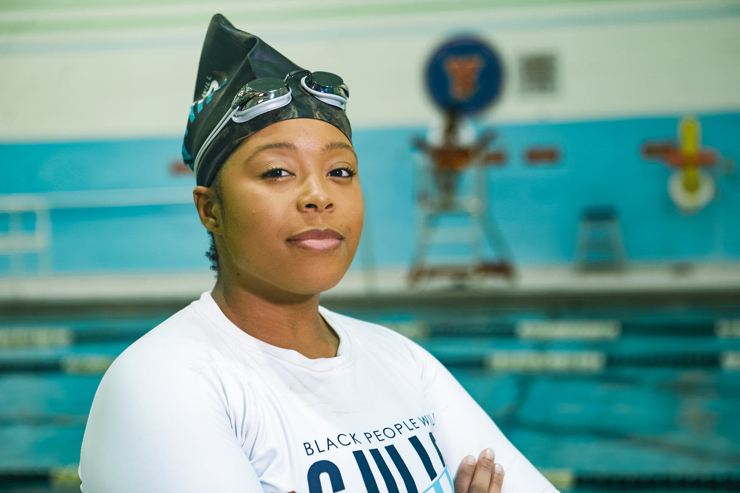 Her goal is to defy the notion that Black people don’t swim