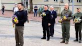 EU High Representative arrives in Kyiv, honours fallen soldiers alongside Zelenskyy