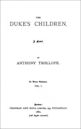The Duke's Children (Palliser, #6)
