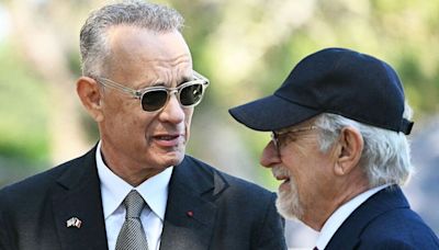 Saving Private Ryan reunion – Tom Hanks and Steven Spielberg attend D-Day 80th