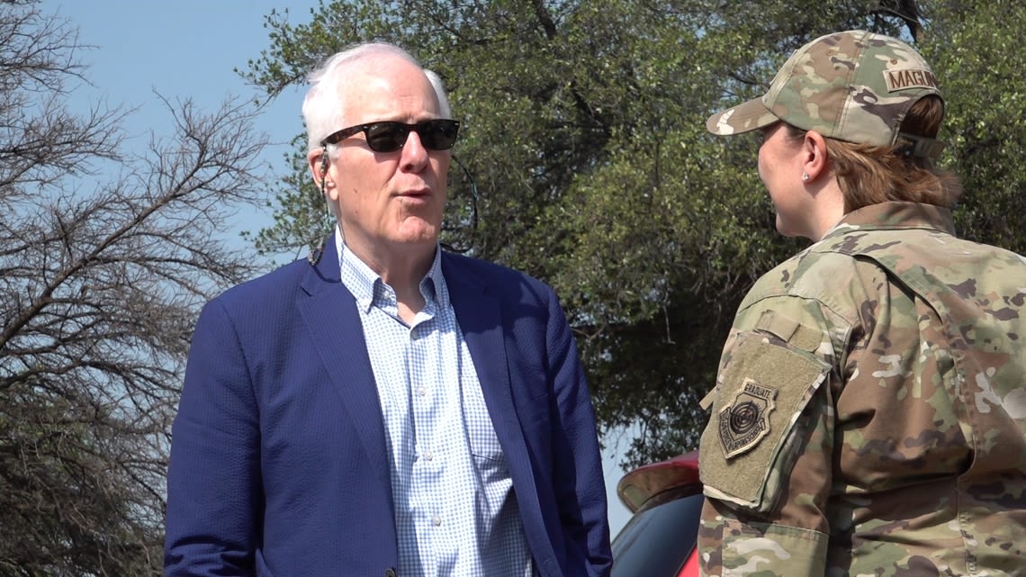 Sen. Cornyn visits Goodfellow for intelligence briefing