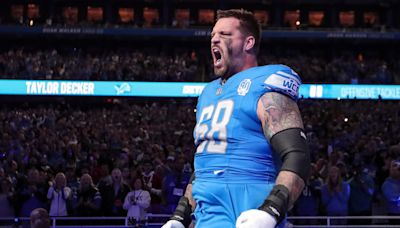 Detroit Lions LT Taylor Decker feeling 'incredible' after offseason foot, ankle surgery