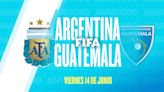 ¿Qué canal de TV transmite Argentina vs. Guatemala por un partido amistoso?