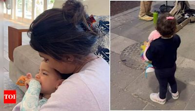 Priyanka Chopra gets emotional watching her daughter Malti Marie mesmerized by street music performance | Hindi Movie News - Times of India