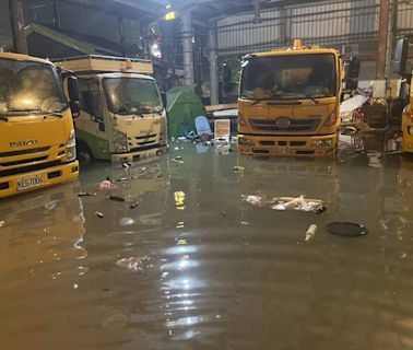 大雨炸不停！彰化伸港清潔隊淹水 長春地下道積水封閉