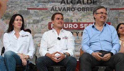 Marcelo Ebrard y Javier López Casarín piden el voto para Morena en la alcaldía Álvaro Obregón