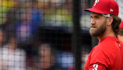 In London, Phillies slugger Bryce Harper says US cricket upset of Pakistan was 'awesome'