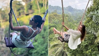 Like Mouni Roy And Malaika Arora's Ubud Jungle Swing Ride In Bali, Your Guide To The Adventurous Activity