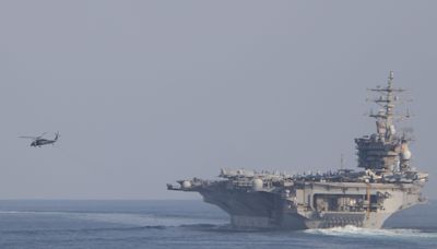 The US Navy's turning to its third carrier strike group as its warships react to Middle East conflicts with no end in sight