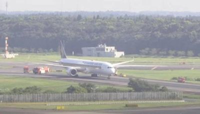 新航波音787客機降落日本引擎冒煙 成田機場跑道一度關閉近一小時