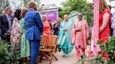 The first ever Chelsea Flower Show wedding took place on a garden