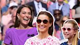 Giggling Princess Charlotte's best moments with aunt Pippa Middleton at Wimbledon