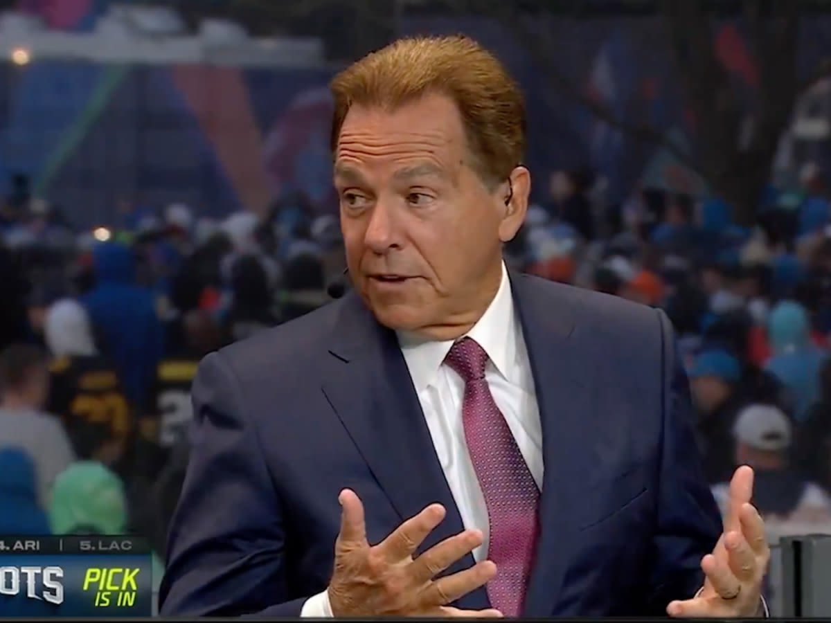 Nick Saban Gets Brutally Honest with Pat McAfee on Viral College GameDay Clip