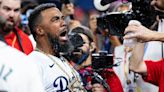 PHOTOS: Teoscar Hernández edges Bobby Witt Jr. to win Home Run Derby title in Arlington