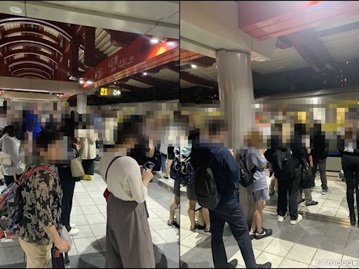 快訊／北捷淡水方向「軌道冒煙」 全部旅客緊急石牌站下車