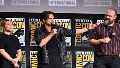 ‘I’m So Embarrassed’: David Harbour Appears Only One Dressed Up At Comic Con During Thunderbolts Panel Amid...