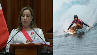 ATV cortó largo Mensaje a la Nación de Dina Boluarte para transmitir el surf en los Juegos Olímpicos París 2024