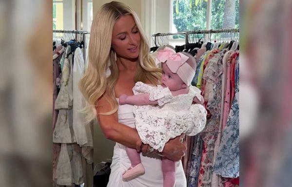 Paris Hilton says she is ‘counting down days’ until she can take baby daughter for spray tan