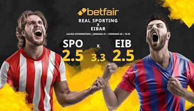 Real Sporting de Gijón vs. SD Eibar: horario, TV, estadísticas, clasificación y pronósticos