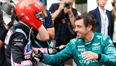 Alonso elogia a Ocon: "Es un piloto que suele respetar"