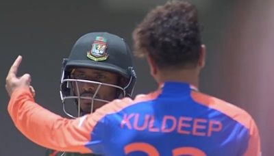 Kuldeep Yadav Sledges Bangladesh Star in T20 World Cup Match, Internet Says "Took Revenge For Kohli" | Cricket News