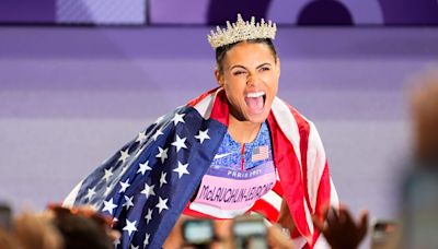 Sydney McLaughlin-Levrone breaks world record, wins gold in 400m hurdles