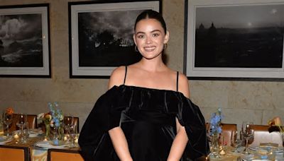 Get Lucy Hale’s Cold-Shoulder Dress Look for 98% Less