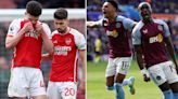 Aston Villa surprise champions of top-four mini-league as fans make Arsenal joke