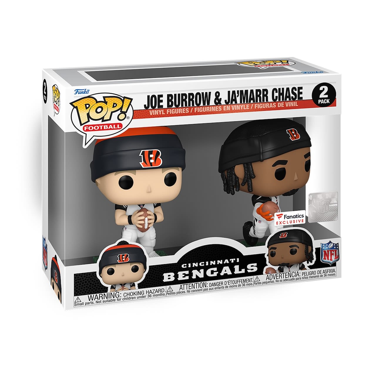 How to buy Funko Pop! Exclusive: Joe Burrow & Ja’Marr Chase Cincinnati Bengals Two Pack