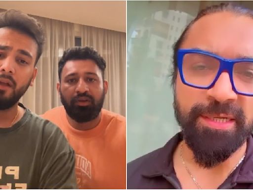 VIDEO: Elvish Yadav & Rajat Dalal Reach Mumbai, Challenge Ajaz Khan After Threats Over YouTube Roast; Khan Reacts