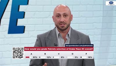 Brian Hoyer: Patriots drafted Drake Maye for his upside