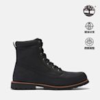 Timberland 男款黑色全粒面皮革6吋靴|A657D015