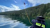 Police rescue stranded swimmers from Harrison Lake