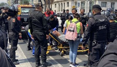 Mujer herida tras ser embestida por Metrobús en CDMX