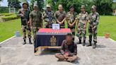 BSF nabs smuggler from near B'desh border with gold worth Rs 5.82 cr