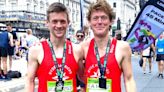 Top Island runners Matt and Chris make top 12 from 18,000 in London 10k