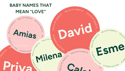 22 Adorable Baby Names That Mean 'Love'