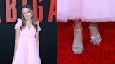Alisha Weir Sparkles in Crystal-Embellished Bow Heels at ‘Abigail’ Premiere