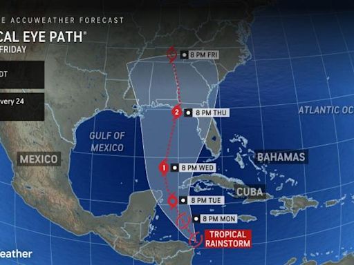 Hurricane forecast to make landfall along US Gulf Coast this week