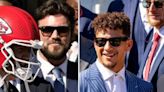 Travis Kelce & Patrick Mahomes Celebrate at the White House With The Chiefs - E! Online