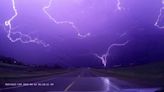 Iowa deputy’s dashcam captures stunning display of lightning strikes during thunderstorm