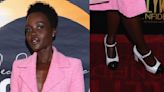 Lupita Nyong’o Dons Updated Chanel Capped Toe Mary Jane in Black and White at Hollywood Confidential Event Honoring Her in Los Angeles