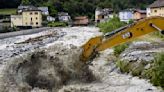 3 missing in a landslide in Swiss Alps as heavy rains cause flash floods