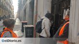 Brigadas Inquilinas en Lavapiés para alertar sobre los fondos buitre: "¡Que no se atrevan a comprar un edificio más!"