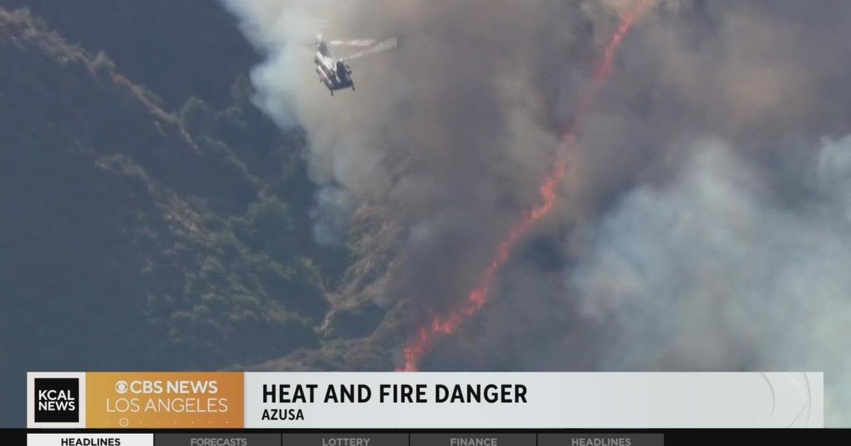 Firefighters continue to battle Fork fire in Azusa amid high heat