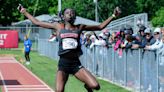 Washington senior Nyariek Kur makes history, breaks long jump meet record