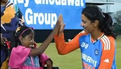 Smriti Mandhana wins hearts with brilliant gesture for wheelchair-bound young Sri Lankan fan after IND vs PAK match