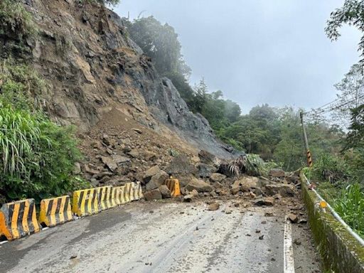 午後大雨路坍了 嘉166線「梅山-瑞里」交通中斷