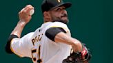 Pirates fall 8-1 to Braves after losing starting battery