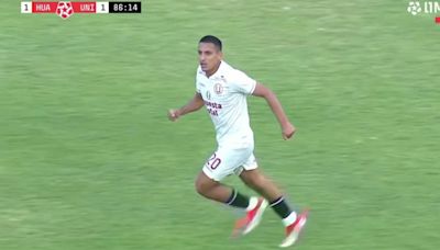 Fenomenal golazo de Alex Valera para empate en Universitario vs Sport Huancayo por Torneo Clausura de la Liga 1 2024